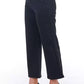 Chic High-Waist Cropped Trousers