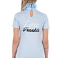 Elegant High Neck Lace-Trimmed Tee
