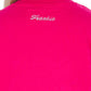 Oversized Feathered Hem Pink Tee