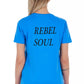 Chic Light Blue Graphic Tee