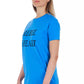 Chic Light Blue Graphic Tee