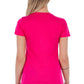 V-Neck Tee with Chic Front Print