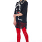 Elegant Jewel Collar Sweatshirt