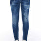 Chic Worn Wash Skinny Denim Jeans