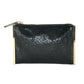Cleo Chic Metal Black Clutch – Timeless Elegance