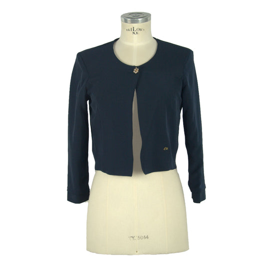 Urban Chic Blue Woman Jacket Luxe Style