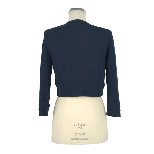 Urban Chic Blue Woman Jacket Luxe Style