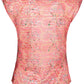 Chic Coral Sleeveless Women's T-Shirt