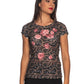 Boat Neckline Kimono Sleeve Chic Top