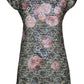 Chic Black Sublimation Print Dress