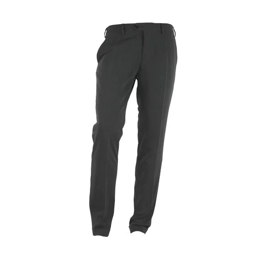 Elegant Italian Gray Trousers for Men