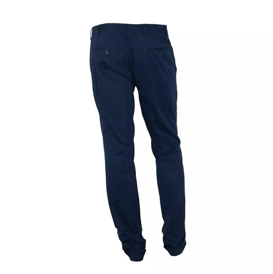 Chic Summer Cotton Blend Trousers