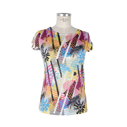 Vibrant Printed Women's Polyester Tee