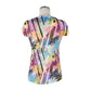 Vibrant Printed Women's Polyester Tee