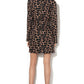 Chic Animal Print Blazer Dress