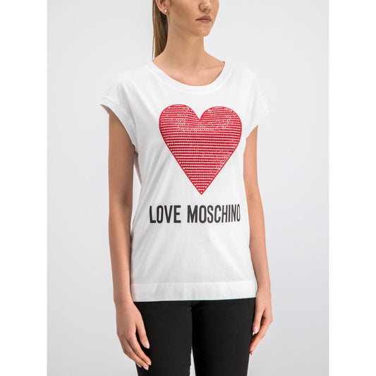 Embossed Stitched Cotton Tee for Women