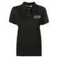 Glitter Heart Logo Cotton Blend Polo Top