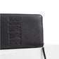 Sleek Black Leather Document Holder