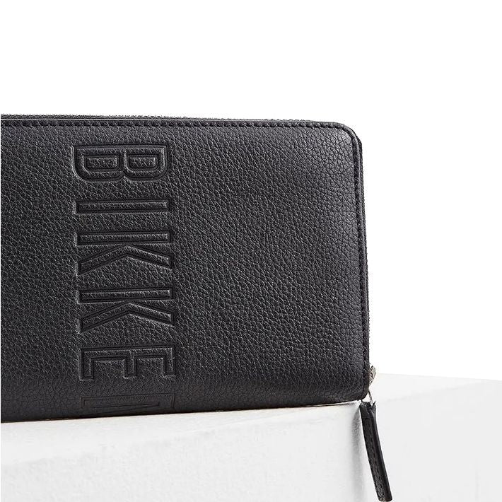 Sleek Black Leather Document Holder
