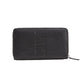 Sleek Black Leather Document Holder