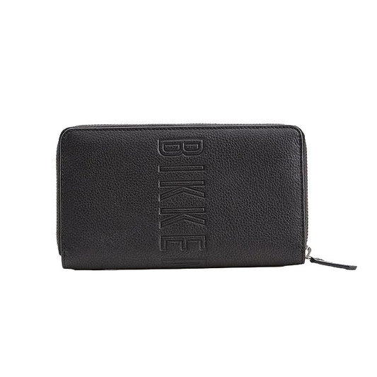 Sleek Black Leather Document Holder