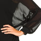 Elegant Puffed Sleeve Party Dress in Black