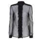 Elegant Tulle Blouse - Timeless Black Elegance