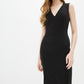 Chic Black Evening Cocktail Dress