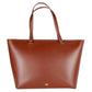 Chic Dark Brown Shopping Bag for Elite Tastes