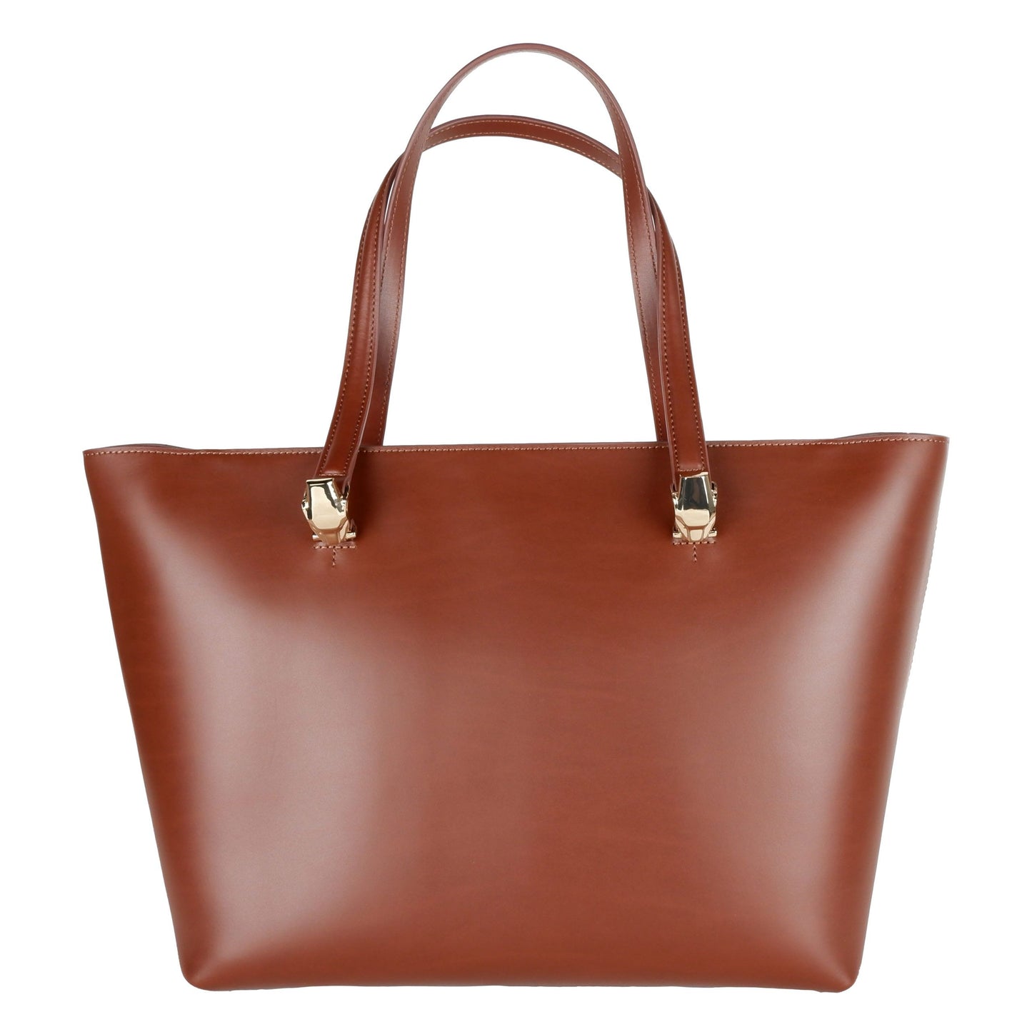 Chic Dark Brown Shopping Bag for Elite Tastes
