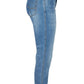 Slim Fit Light Blue Denim Jeans for Women