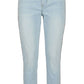 Light Blue Denim with Chic Metallic Accents