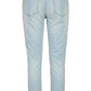 Light Blue Denim with Chic Metallic Accents