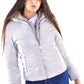 Chic Quilted Down Jacket with Faux Fur Hood