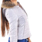 Chic Quilted Down Jacket with Faux Fur Hood
