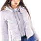 Chic Quilted Down Jacket with Faux Fur Hood