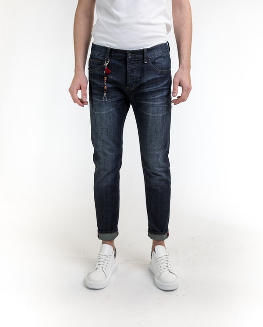 Essential Blue Slim Fit Comfort Stretch Jeans