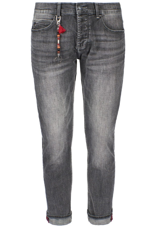 Chic Black Slim Fit Elastic Jeans