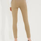 Chic High-Waisted Cotton Blend Trousers