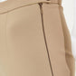 Chic High-Waisted Cotton Blend Trousers
