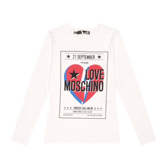 Beaded Cotton Tee with Elegant Print