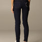Chic Blue Slim Fit Denim with Logo Detail