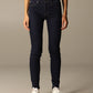 Chic Blue Slim Fit Denim with Logo Detail