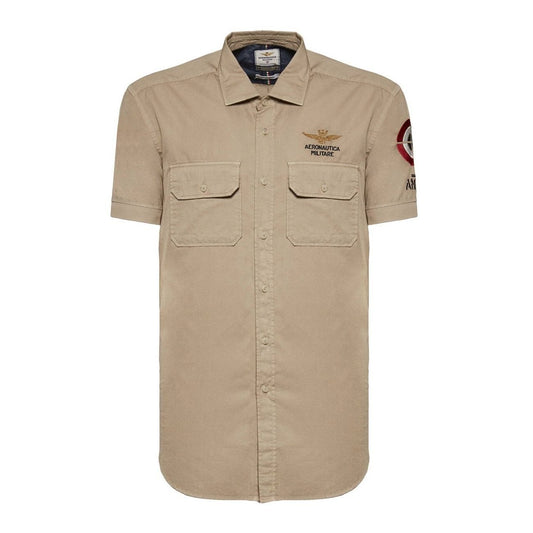 Classic Cotton Short-Sleeved Men's Shirt