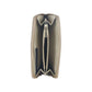 Safari Chic Long Wallet with Zip Detail