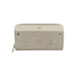 Safari Chic Long Wallet with Zip Detail