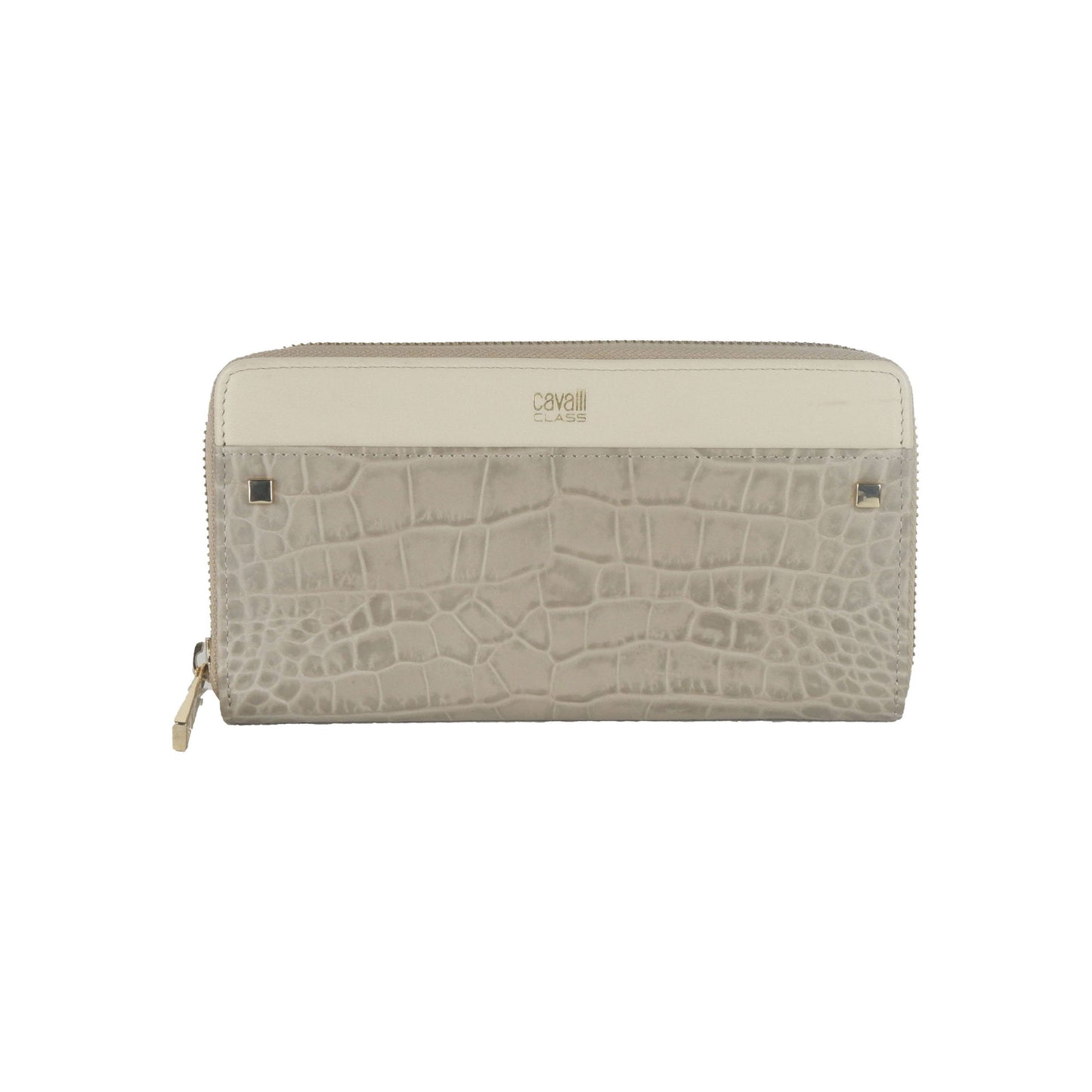 Safari Chic Long Wallet with Zip Detail
