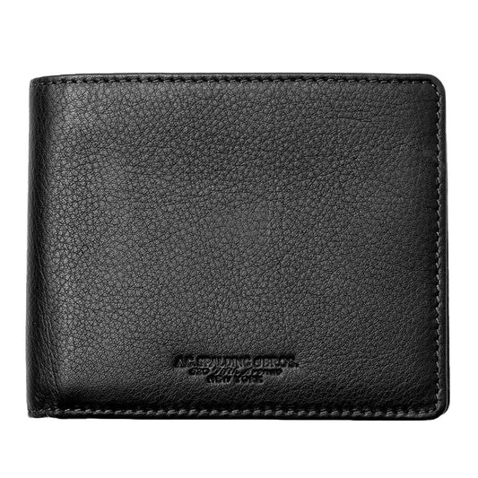 Elegant Dark Brown Leather Horizontal Wallet