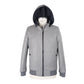 Elegant Wool-Cashmere Men's Jacket with Hood