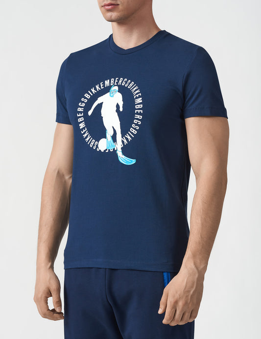 Blue Cotton T-Shirt